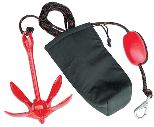 Anchor Kit for SUP's *3.5lb Grapnel Anchor *25' Rope w Float & Bag