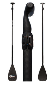 22 ounces 2-pc Adjustable 69" x 85" Black Carbon Shaft, Black Fiberglass Blade, and Carbon Handle