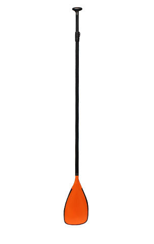 33 ounces 2-pc Adjustable 67" x 83" Black Aluminum Shaft and Orange Plastic Blade with Protective Edge