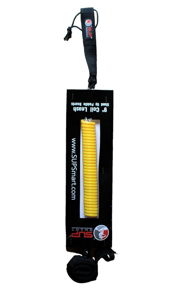 Starter Pack (12) 9' Coil Leash has less Drag for SUP Includes Hide a Key INCLUDES FREE SHIPPING
