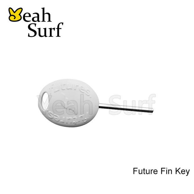 SUP Board Future Fin Key White Plastic Surf Board Fins Key
