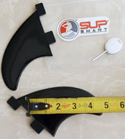 (40) Packs Black Thruster Fins or Side Bites Stand Up Paddle Boards or Surf: Details INCLUDES FREE SHIPPING